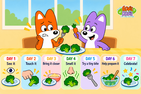 I Don’t Want That!” — A 7-Day Challenge to Help Your Picky Eater Try New Foods